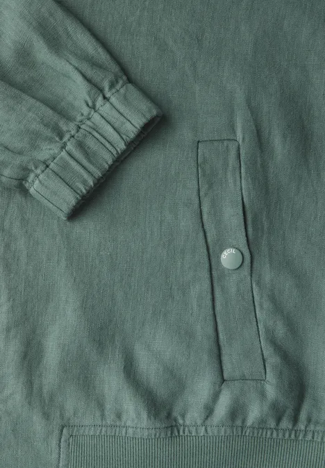 Leichter Leinen-Blouson balmy khaki