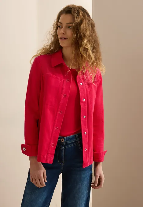Cord Overshirt granita red