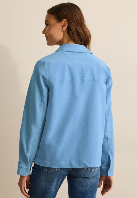 Cord Overshirt fresh light blue