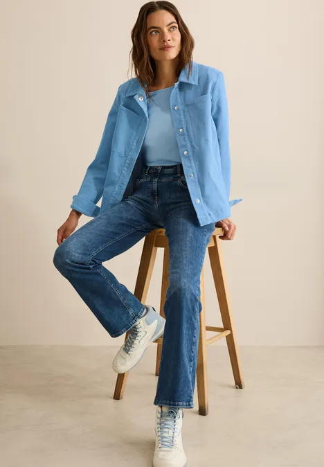Cord Overshirt fresh light blue