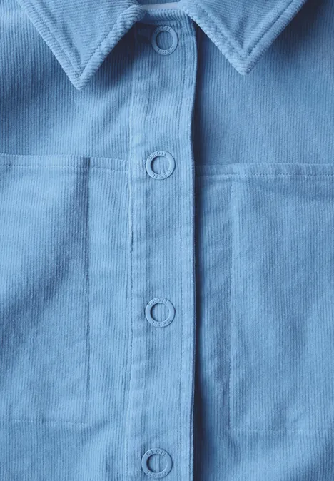 Cord Overshirt fresh light blue