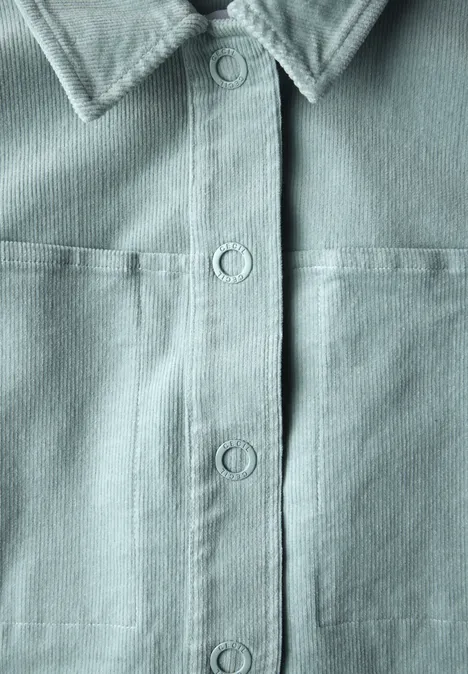 Corduroy overhemd cool salvia green