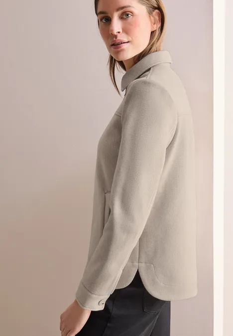 Kuschelige Jacke desert beige melange Kuschelige Jacke desert beige melange