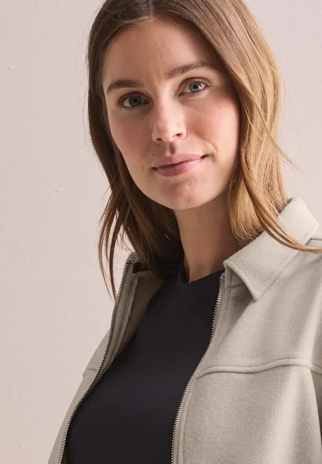Kuschelige Jacke desert beige melange Kuschelige Jacke desert beige melange