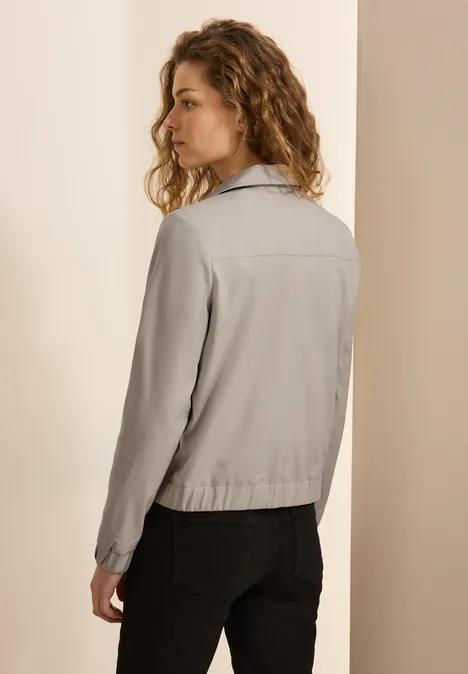 Jacke mit Glitzerdetails desert beige melange