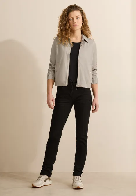 Jacke mit Glitzerdetails desert beige melange