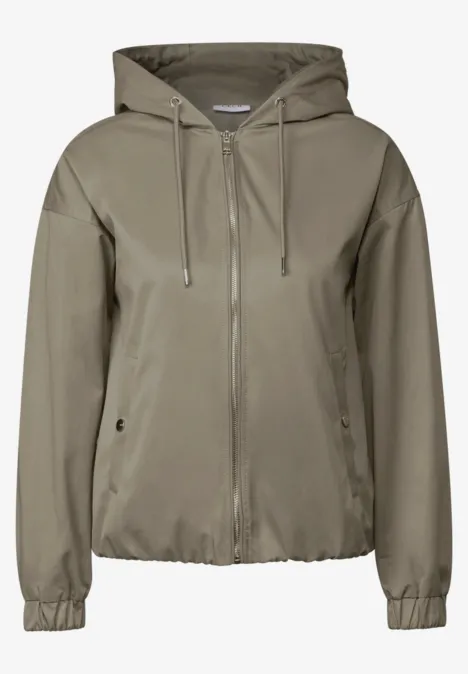 Blouson mit Kapuze smoky taupe