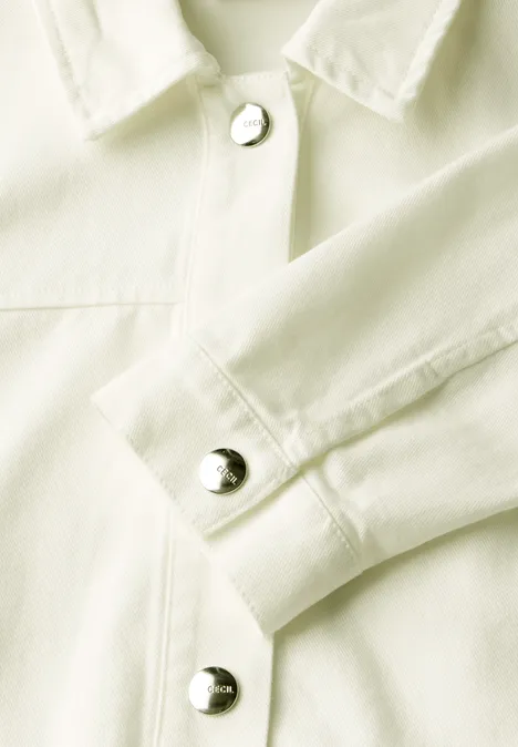 Twill Jacke vanilla white