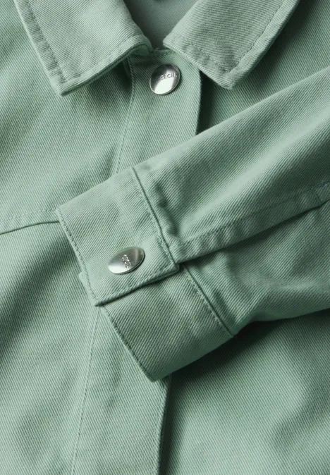 Twill Jacke matcha green