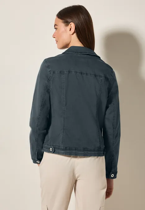 Veste en jean légère slate khaki