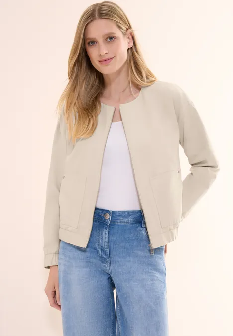 Leichter Blouson pearl beige