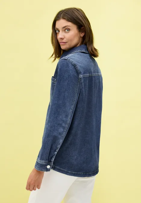 Survêtement en denim mid blue wash