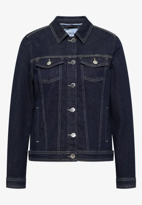 Rinsed Jeansjacke rinsed wash