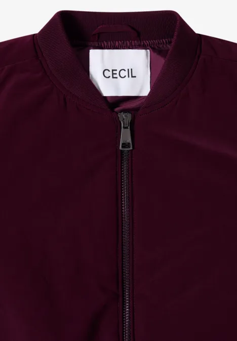 Matter Soft Touch Blouson dark plum