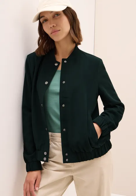 Mini-Cord Blouson ink green