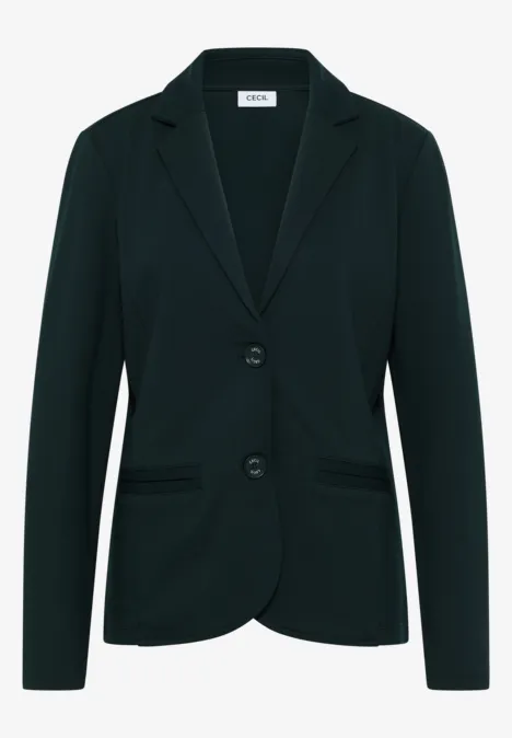Basic Blazer ink green