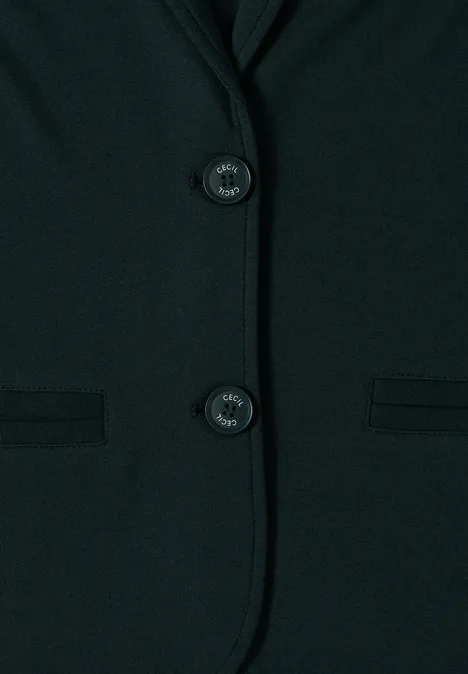 Basic Blazer ink green