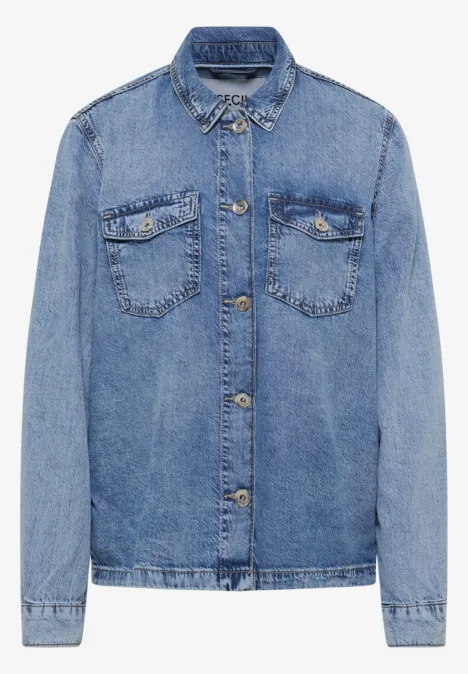 Denim Overshirt authentic used wash