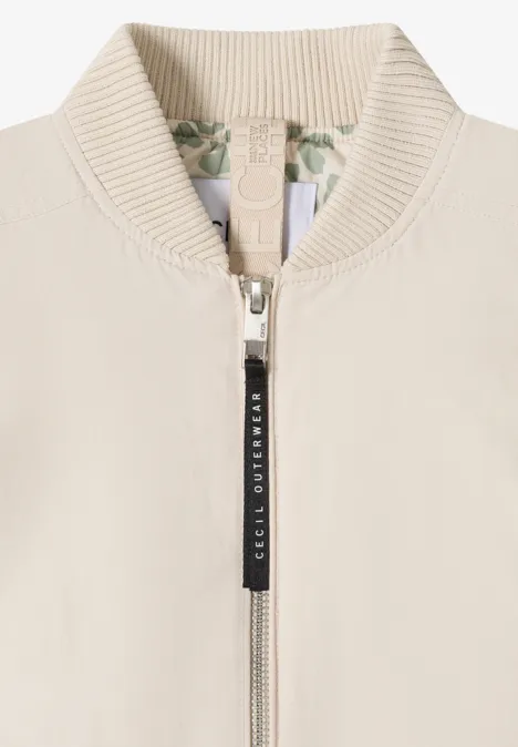 Sportowy Blouson dust beige