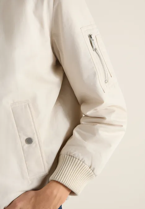 Sportowy Blouson dust beige