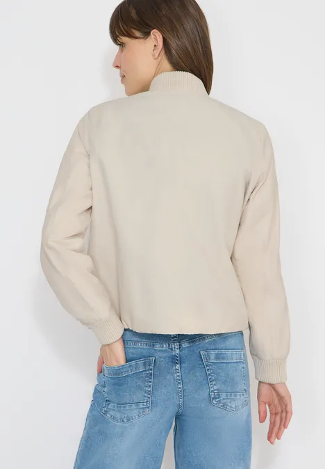 Lichtgewicht blouson dust beige
