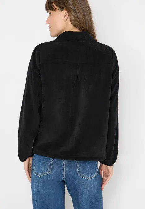 Cordjacke mit Tunnelzug Black Cordjacke mit Tunnelzug Black