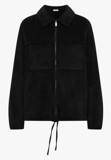 Cordjacke mit Tunnelzug Black Cordjacke mit Tunnelzug Black