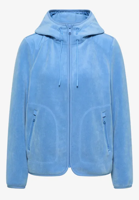 Kapuzenjacke fountain blue