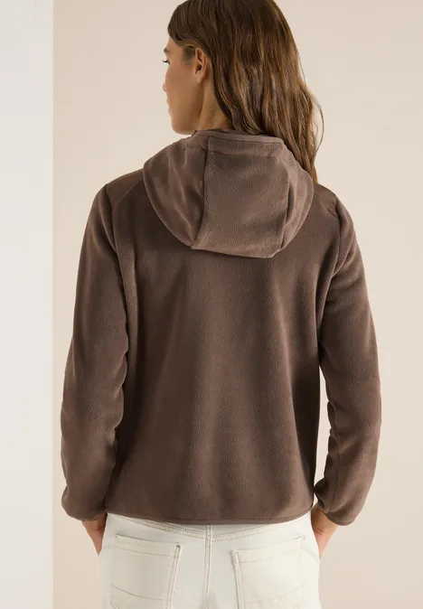 Kapuzenjacke urban taupe