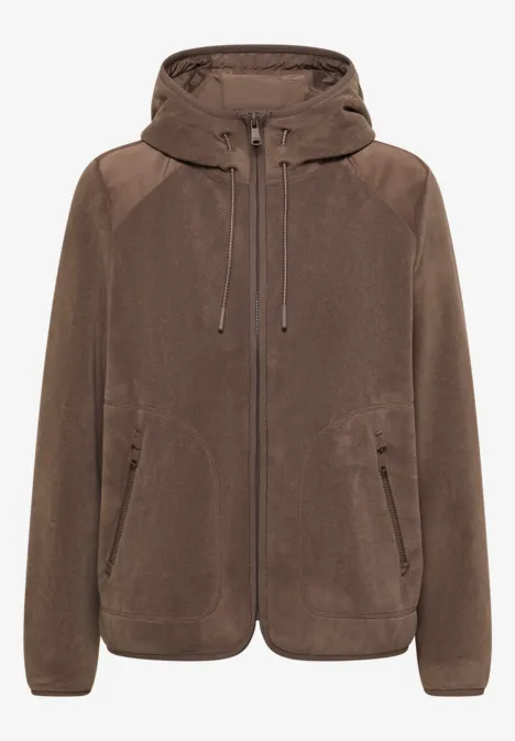 Kapuzenjacke urban taupe