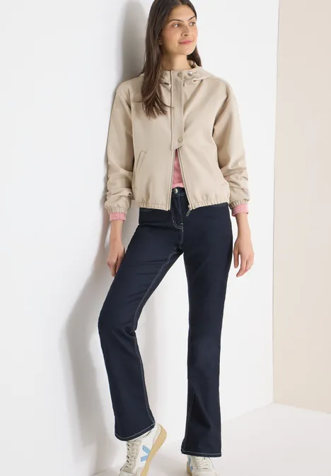 Blouson moderne grain beige Blouson moderne grain beige