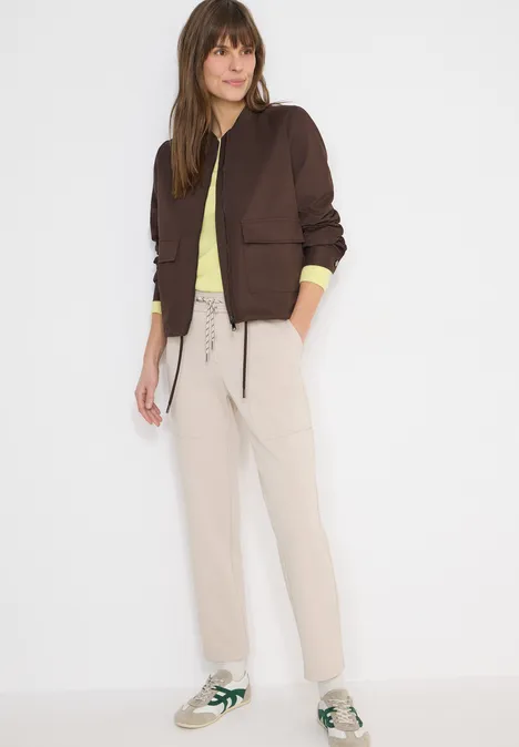 Kurze Jacke macchiato brown