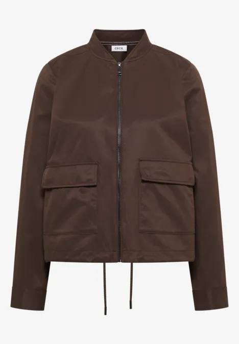 Kurze Jacke macchiato brown