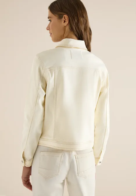 Kort jasje pearl beige