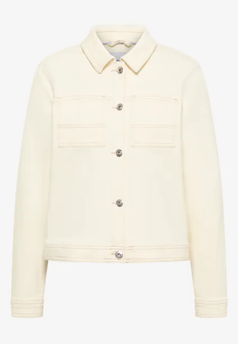 Kort jasje pearl beige