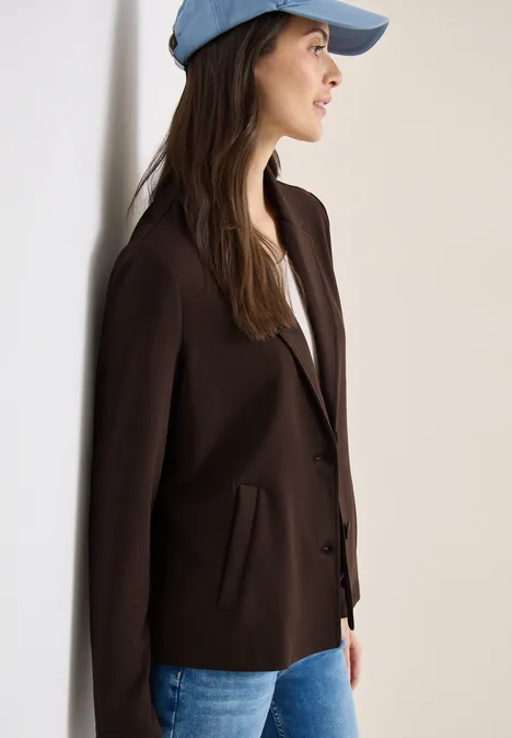 Blazer de base macchiato brown