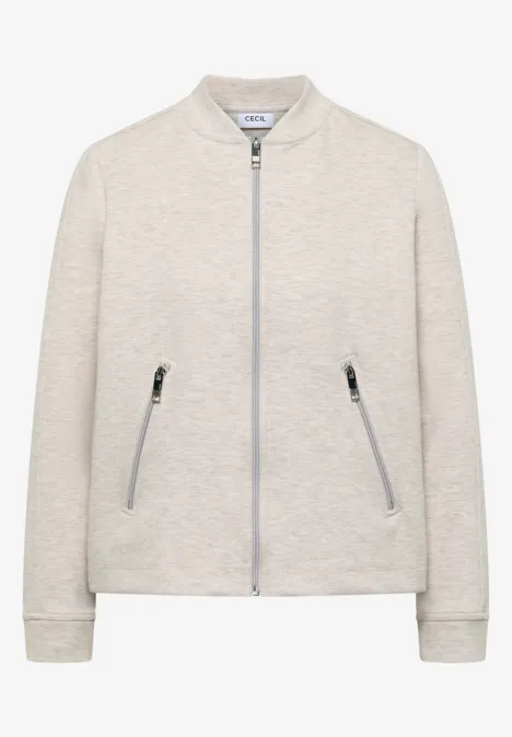 Sweat Blouson pearl beige melange Sweat Blouson pearl beige melange