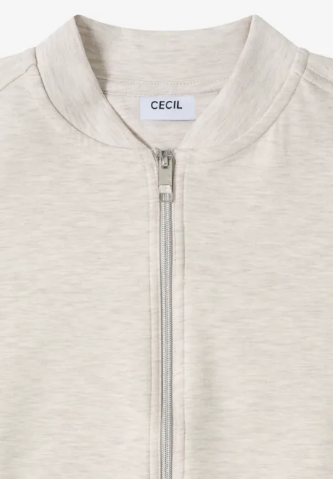 Sweat Blouson pearl beige melange Sweat Blouson pearl beige melange