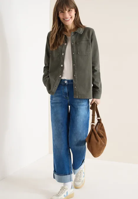 Overhemd grain beige