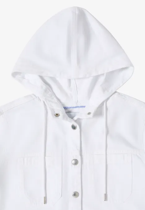 Kurtka z kapturem White