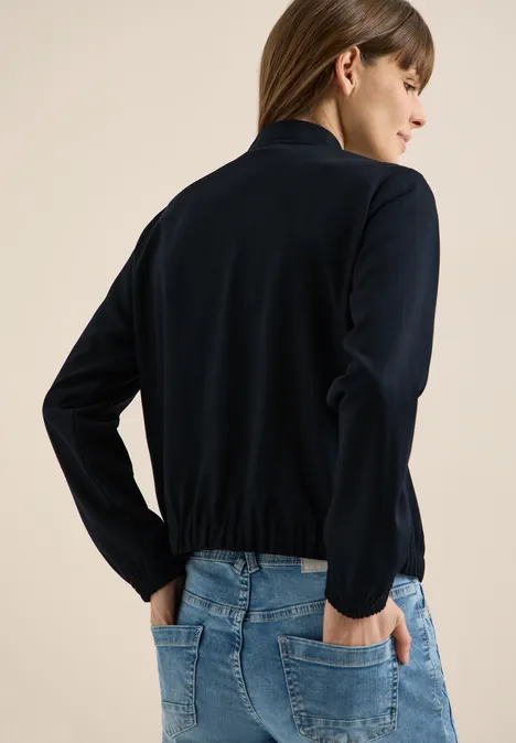 Blouson z brokatowymi paskami universal blue