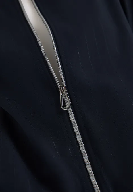 Blouson z brokatowymi paskami universal blue