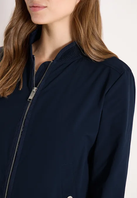 Blouson mit Tunnelzug und Mesh-Details universal blue