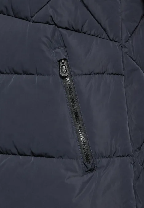 Lange Weste dark navy blue