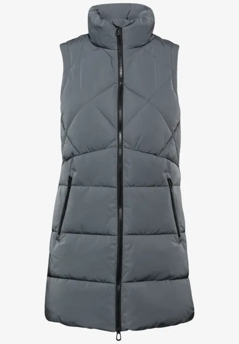 Lange Weste grey fusion