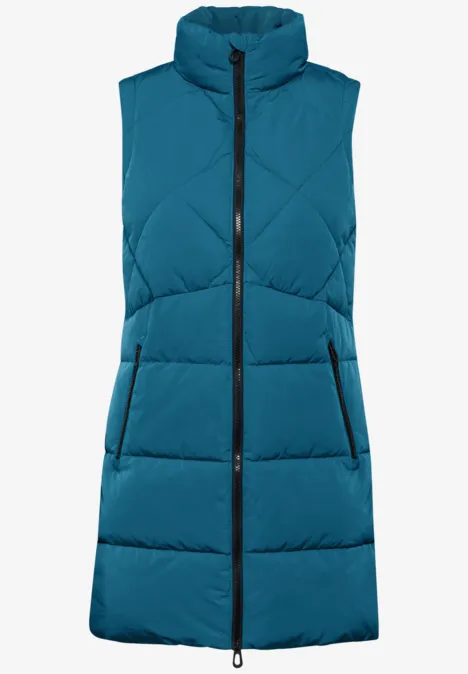 Lange Weste nordic aqua blue