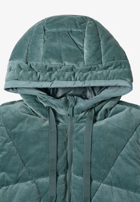 Cordmix Puffer Weste ice hill green