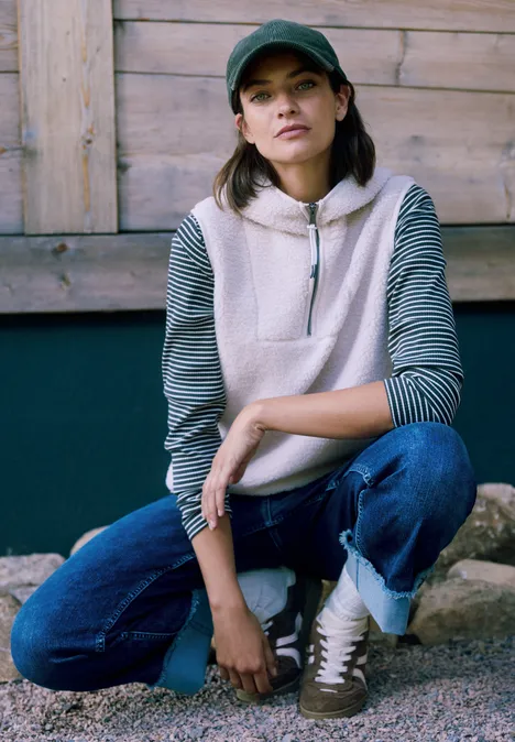 Gilet Teddy Troyer teddy vanilla white