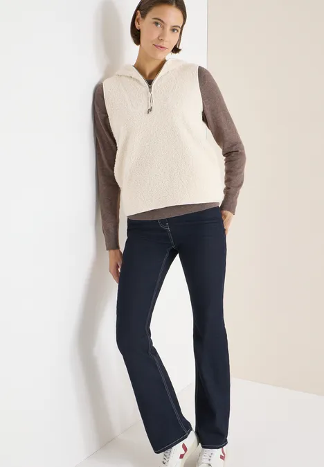 Gilet Teddy Troyer teddy vanilla white