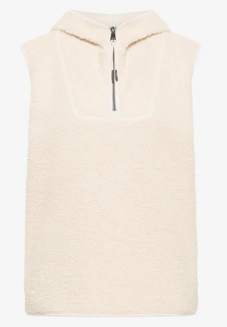 Gilet Teddy Troyer teddy vanilla white